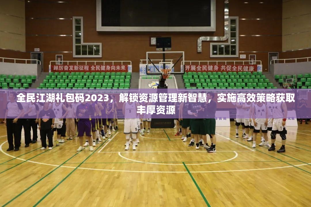 全民江湖礼包码2023，解锁资源管理新智慧，实施高效策略获取丰厚资源
