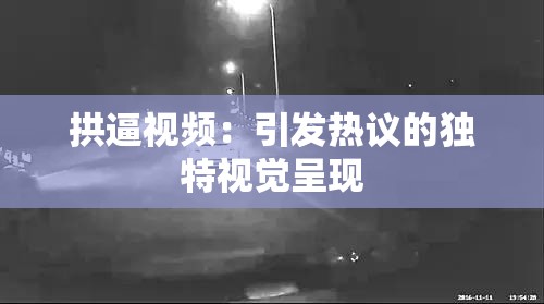 拱逼视频：引发热议的独特视觉呈现