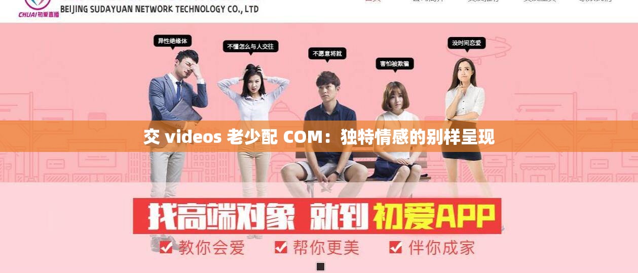 交 videos 老少配 COM：独特情感的别样呈现