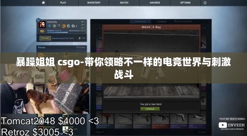 暴躁姐姐 csgo-带你领略不一样的电竞世界与刺激战斗