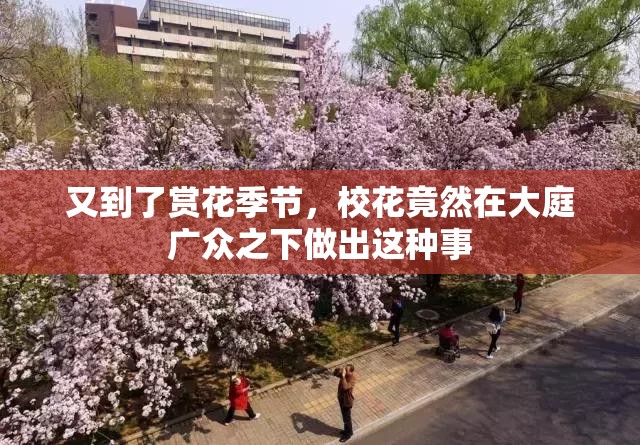 又到了赏花季节，校花竟然在大庭广众之下做出这种事