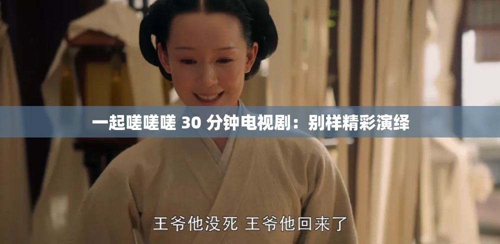 一起嗟嗟嗟 30 分钟电视剧：别样精彩演绎