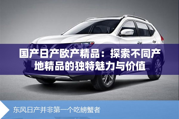国产日产欧产精品：探索不同产地精品的独特魅力与价值