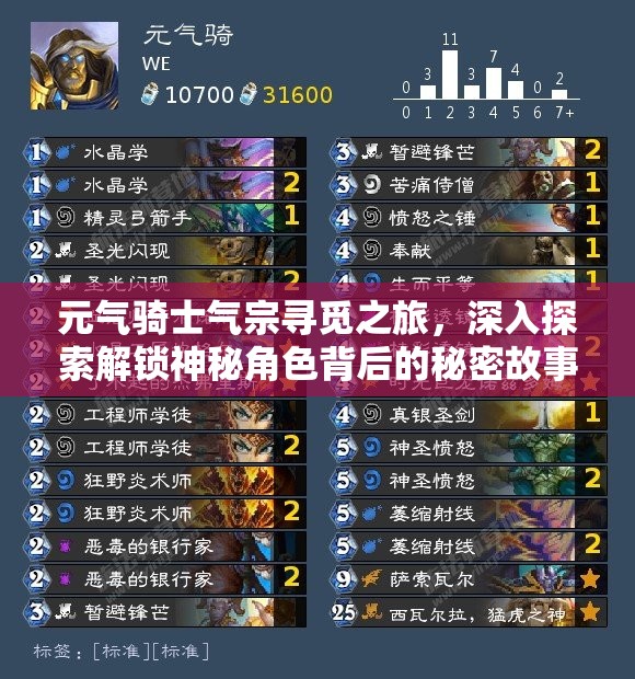 元气骑士气宗寻觅之旅,深入探索解锁神秘角色背后的秘密故事 元气骑士气宗寻觅之旅,深入探索解锁神秘角色背后的秘密故事