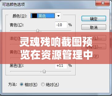 灵魂残响截图预览在资源管理中的重要性及其实施高效利用策略解析