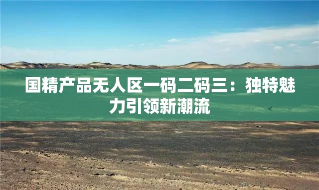 国精产品无人区一码二码三：独特魅力引领新潮流