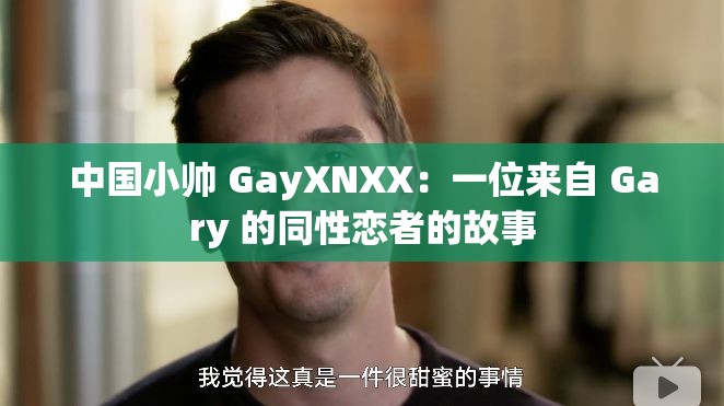 中国小帅 GayXNXX：一位来自 Gary 的同性恋者的故事
