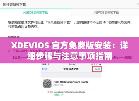 XDEVIOS 官方免费版安装：详细步骤与注意事项指南