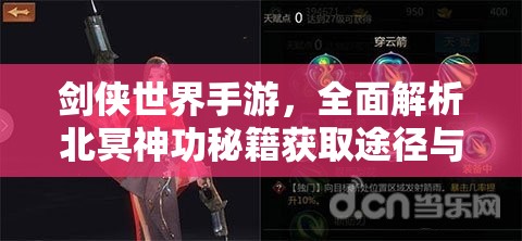 剑侠世界手游，全面解析北冥神功秘籍获取途径与价值最大化策略