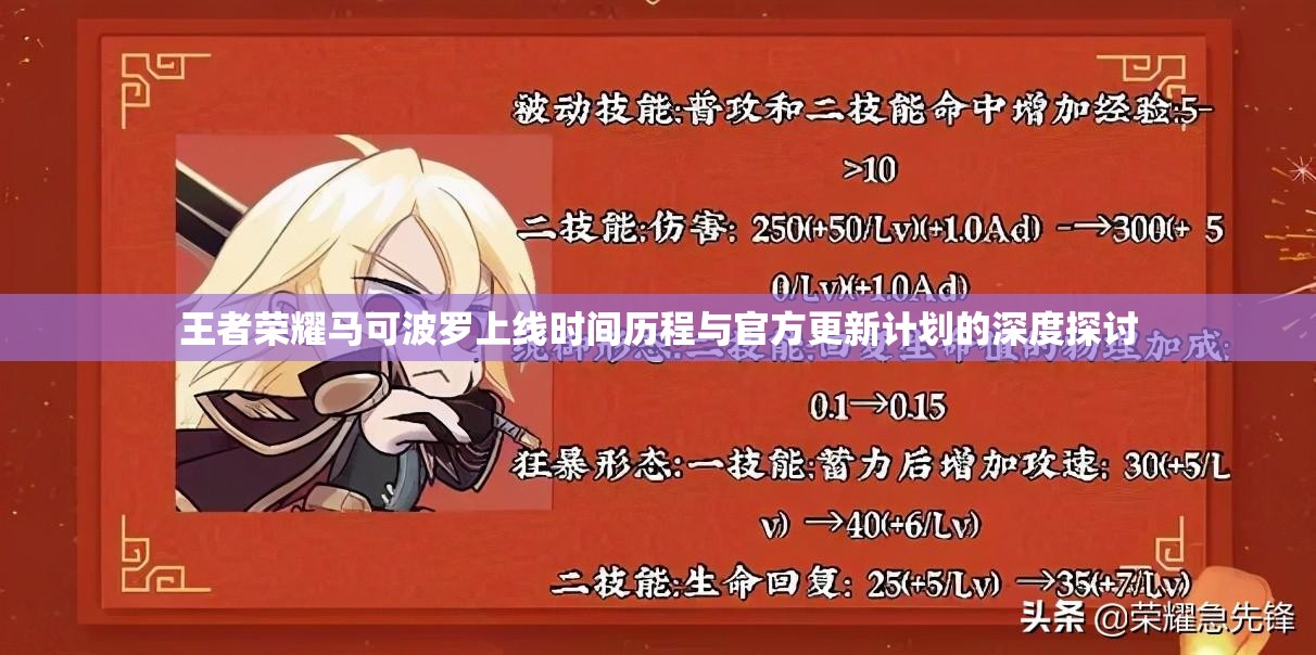 王者荣耀马可波罗上线时间历程与官方更新计划的深度探讨