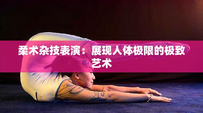 柔术杂技表演：展现人体极限的极致艺术