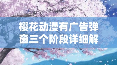 樱花动漫有广告弹窗三个阶段详细解析