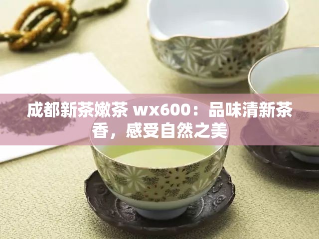 成都新茶嫩茶 wx600：品味清新茶香，感受自然之美