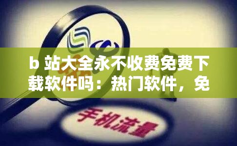 b 站大全永不收费免费下载软件吗：热门软件，免费畅享