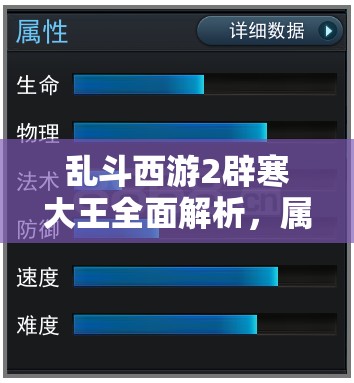 乱斗西游2辟寒大王全面解析，属性、技能与实战攻略指南