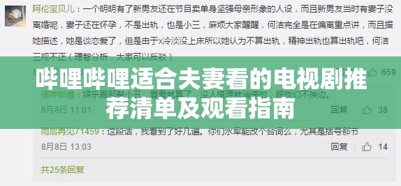 哔哩哔哩适合夫妻看的电视剧推荐清单及观看指南