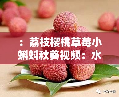 ：荔枝樱桃草莓小蝌蚪秋葵视频：水果与小动物的奇妙组合