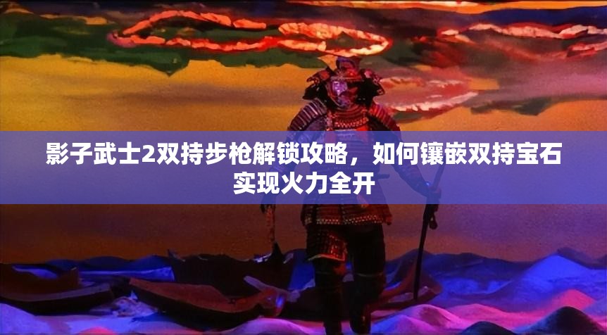 影子武士2双持步枪解锁攻略，如何镶嵌双持宝石实现火力全开