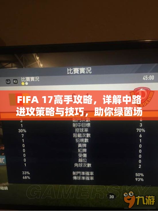 FIFA 17高手攻略，详解中路进攻策略与技巧，助你绿茵场上取得更多胜利