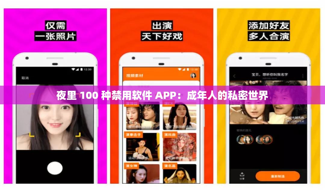 夜里 100 种禁用软件 APP：成年人的私密世界