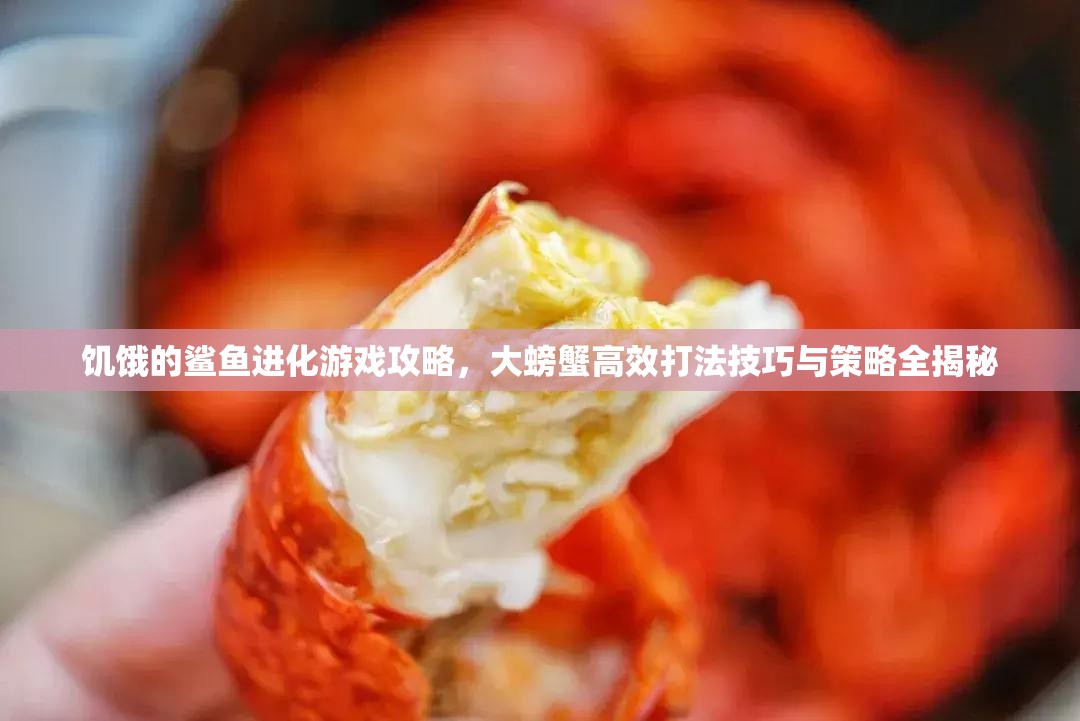 饥饿的鲨鱼进化游戏攻略，大螃蟹高效打法技巧与策略全揭秘