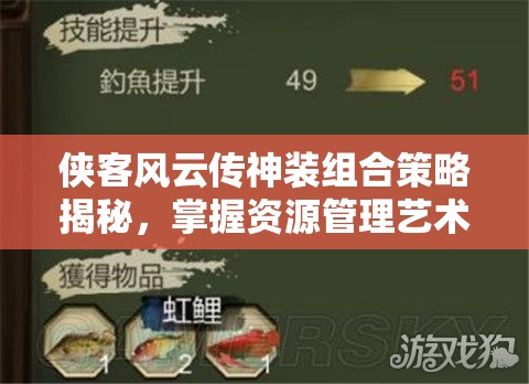 侠客风云传神装组合策略揭秘，掌握资源管理艺术，打造无敌战力