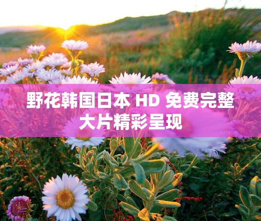 野花韩国日本 HD 免费完整大片精彩呈现