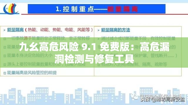 九幺高危风险 9.1 免费版：高危漏洞检测与修复工具