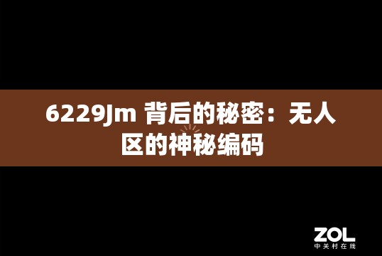 6229Jm 背后的秘密：无人区的神秘编码