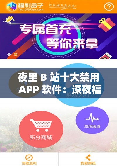 夜里 B 站十大禁用 APP 软件：深夜福利还是健康隐患？