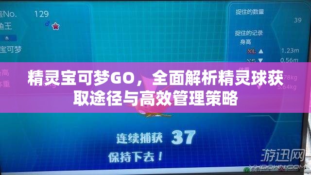 精灵宝可梦GO，全面解析精灵球获取途径与高效管理策略