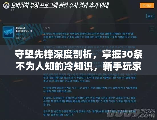 守望先锋深度剖析，掌握30条不为人知的冷知识，新手玩家光速进阶大神之路