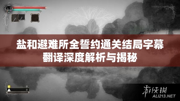 盐和避难所全誓约通关结局字幕翻译深度解析与揭秘