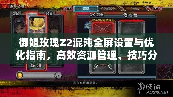 御姐玫瑰Z2混沌全屏设置与优化指南，高效资源管理、技巧分享及避免资源浪费策略