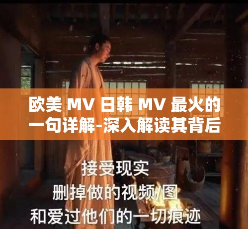 欧美 MV 日韩 MV 最火的一句详解-深入解读其背后的意义与魅力