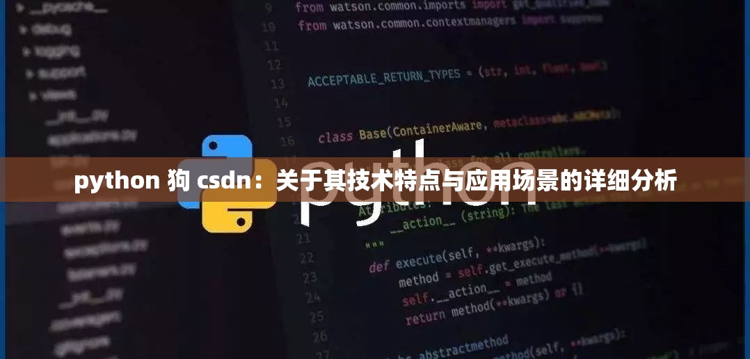 python 狗 csdn：关于其技术特点与应用场景的详细分析