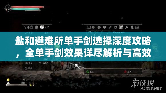 盐和避难所单手剑选择深度攻略，全单手剑效果详尽解析与高效资源管理技巧