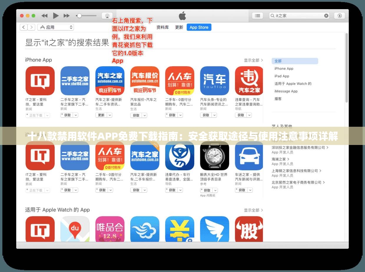 十八款禁用软件APP免费下载指南：安全获取途径与使用注意事项详解