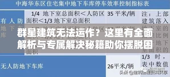 群星建筑无法运作？这里有全面解析与专属解决秘籍助你摆脱困境！