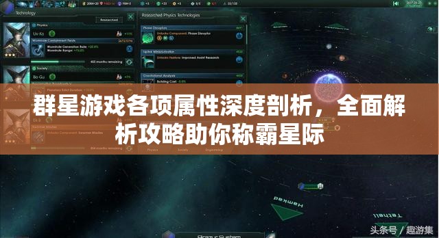 群星游戏各项属性深度剖析，全面解析攻略助你称霸星际