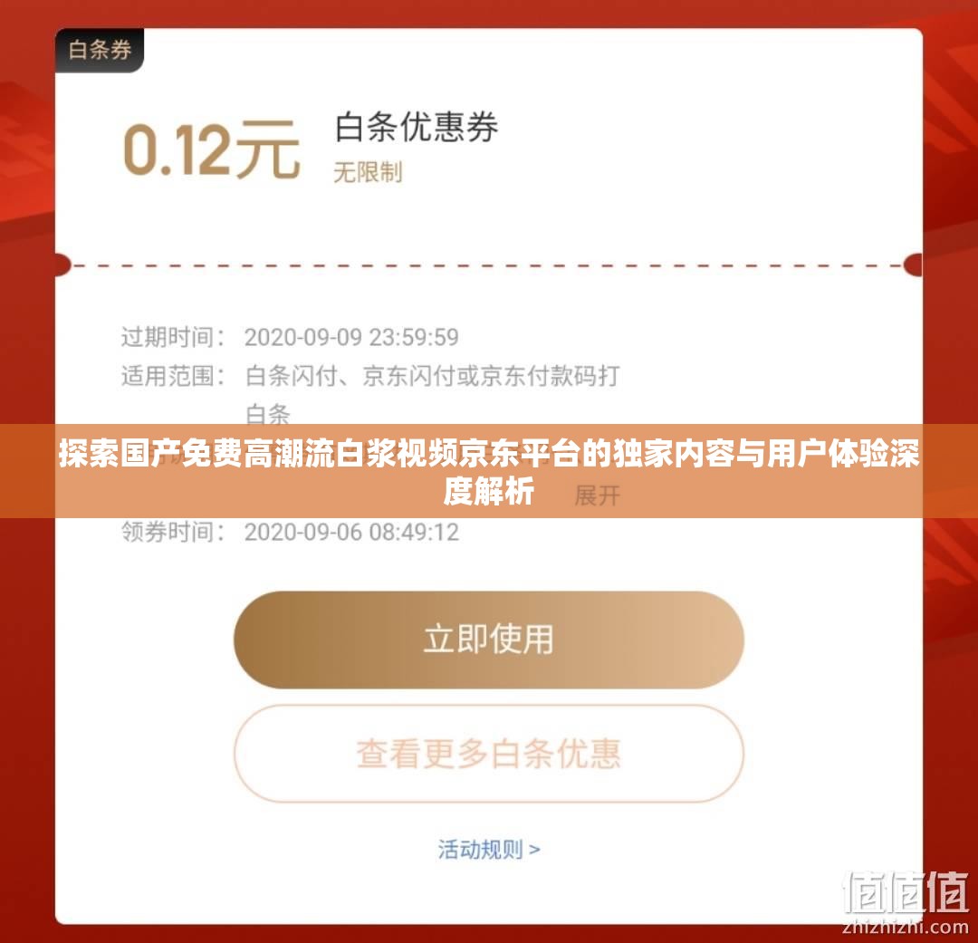 探索国产免费高潮流白浆视频京东平台的独家内容与用户体验深度解析