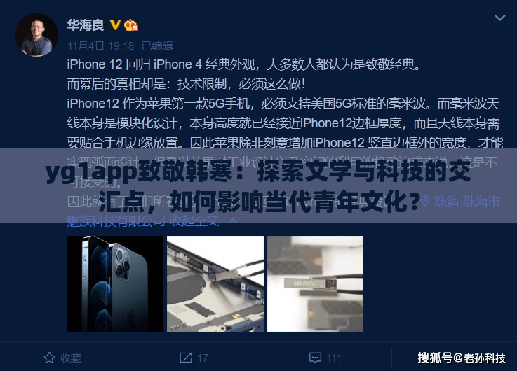 yg1app致敬韩寒：探索文学与科技的交汇点，如何影响当代青年文化？