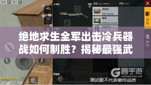 绝地求生全军出击冷兵器战如何制胜？揭秘最强武器究竟是谁？