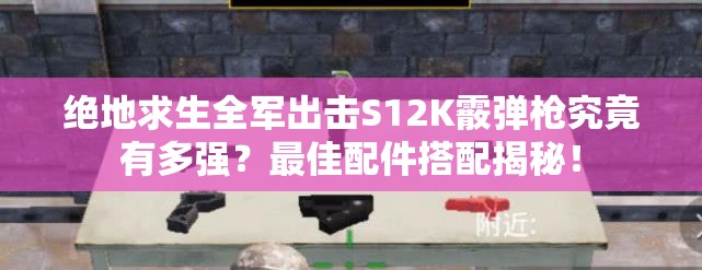 绝地求生全军出击S12K霰弹枪究竟有多强？最佳配件搭配揭秘！