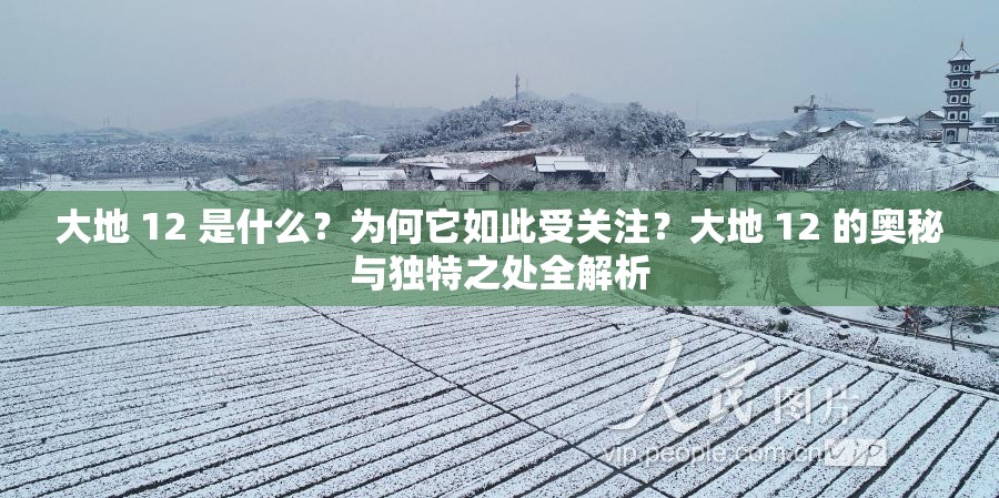 大地 12 是什么？为何它如此受关注？大地 12 的奥秘与独特之处全解析