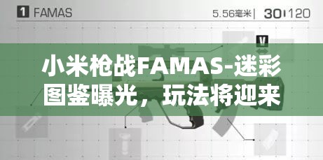 小米枪战FAMAS-迷彩图鉴曝光，玩法将迎来哪些革命性预测？