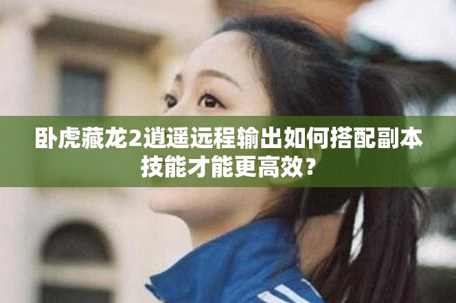 卧虎藏龙2逍遥远程输出如何搭配副本技能才能更高效？