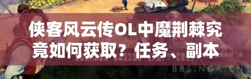 侠客风云传OL中魔荆棘究竟如何获取？任务、副本与特殊活动全途径解析